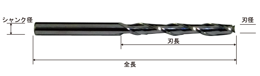 フラットエンドミルAシリーズ